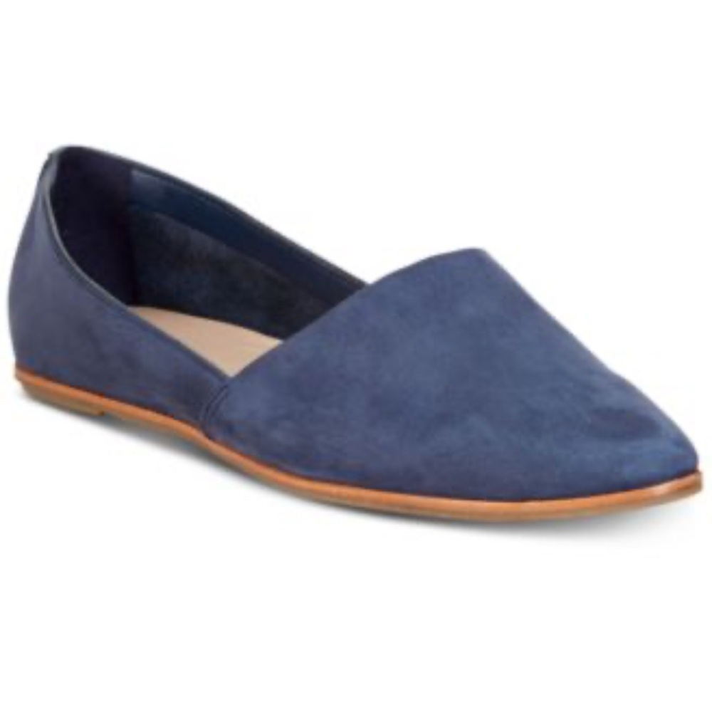 ALDO Women's Navy Suede Loafers